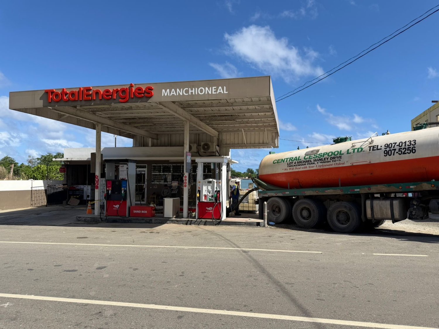 Total Energies Manchioneal station